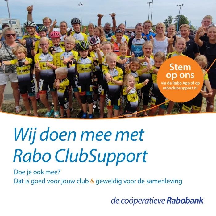 Leden van Rabobank West-Friesland kunnen tot en met 26 september voor de Rabobank Clubsupport en zo de vereniging ondersteunen, stemmen jullie ook op Radboud Inline-skating?