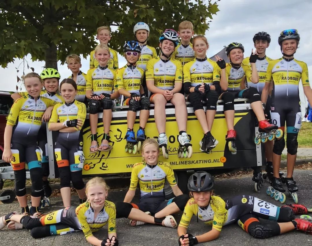 Het Radboud Team bij de internationale wedstrijd in Zemst (België).