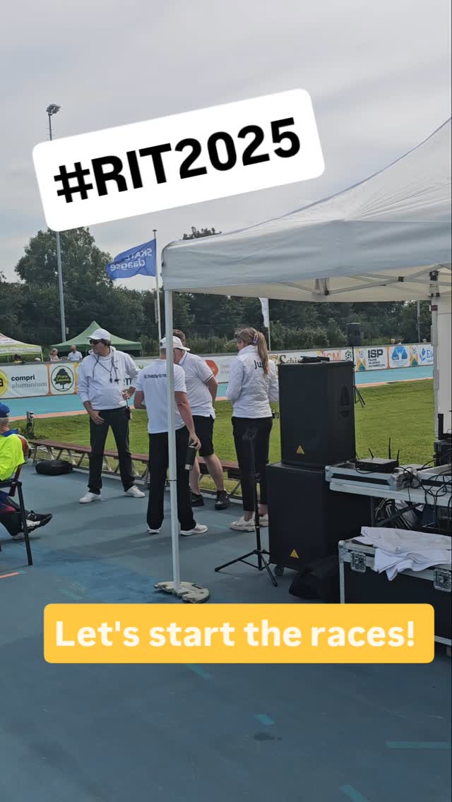 Het RIT staat op het punt te beginnen!
Op naar een mooi weekend vol met mooie races!