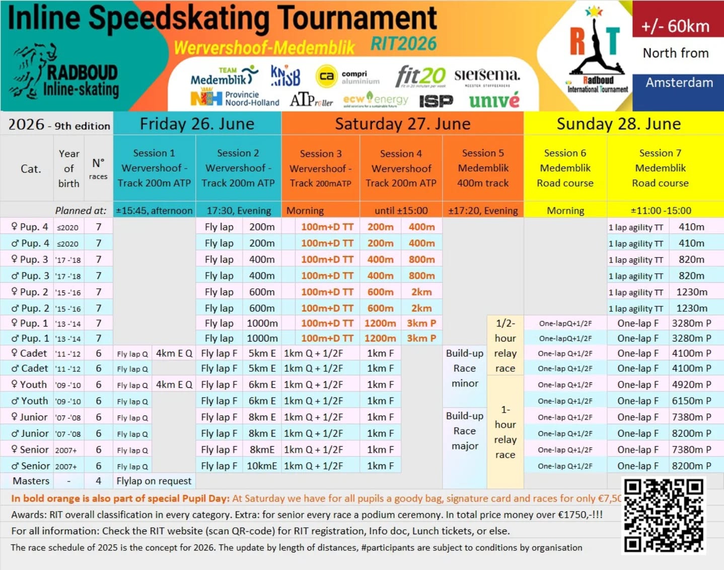 📝Sign-in RIT2026 is opened 🎉
.
.
.
📝🔗 Registration Races RIT2026:
https://forms.gle/EM13viZ5fPmzEruEA

ℹ️ 🔗 The information bulletin (2026) ℹ️🔗: https://docs.google.com/document/d/1m3Y-Rn8AKXp3SAGzrNH_Al-r_AoXZwqYZ3oVd9MFA5k/edit?usp=sharing

RIT2026  #inlineskating #skeeleren #Medemblik #Wervershoof Radboud speedskating patinaje